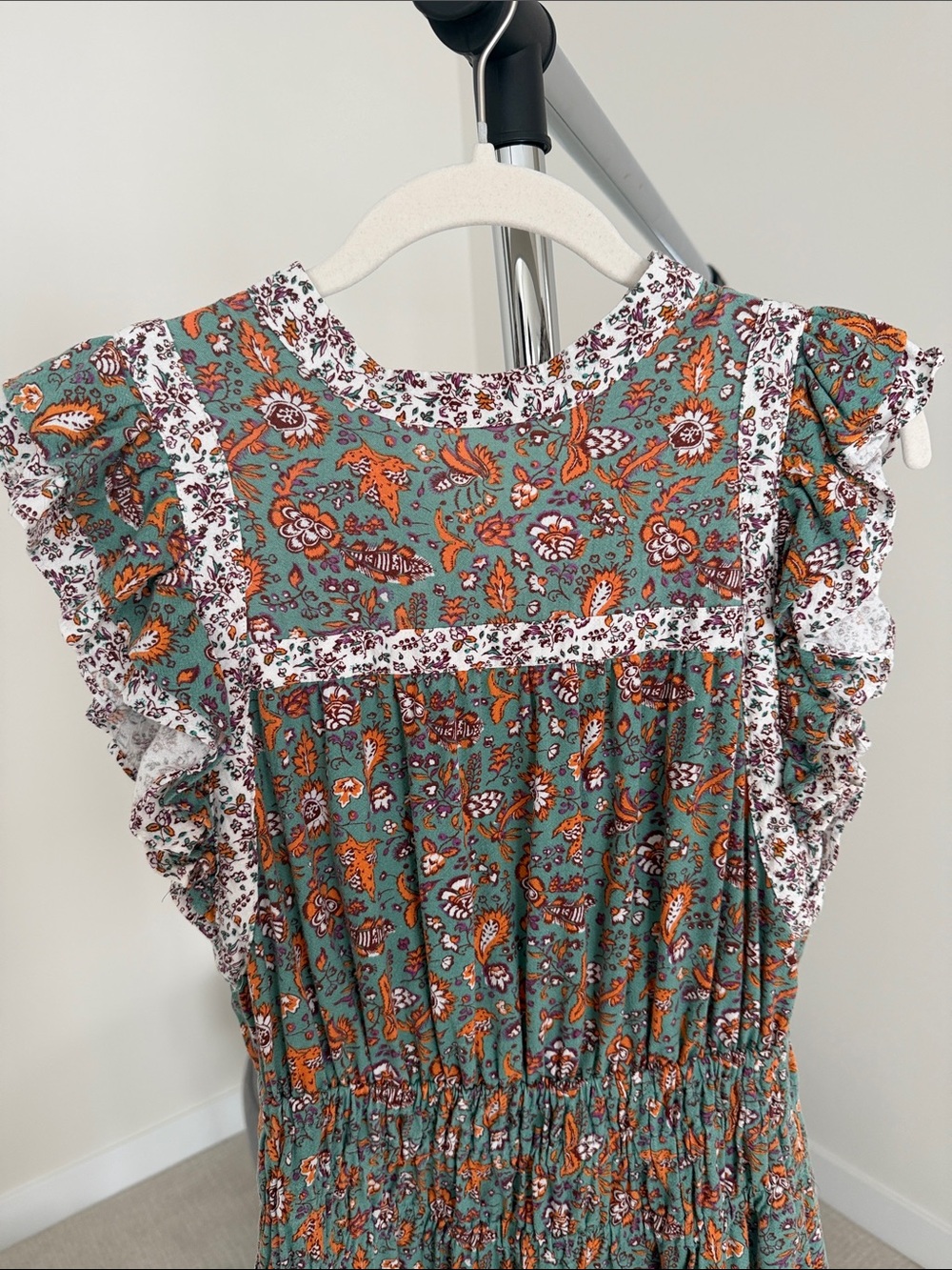 Universal Thread Floral Tiered Ruffle Dress - Picture 2 of 7